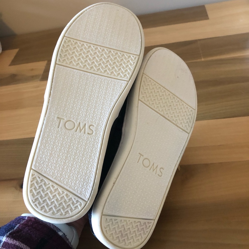 NWT Girls Toms Shoes w Glitter - Picture 8 of 9